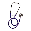 MABIS® Spectrum Dual Head Lightweight Stethoscope, 30"L, Purple