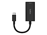 Belkin USB-C to HDMI 2.1 Adapter (8K, 4K, HDR Compatible) - 1x USB Type C - Male - 1x HDMI 2.1 Digital Audio/Video - AVC013BTBK 1 thumbnail image
