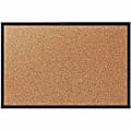 Quartet® Classic Cork Bulletin Board, 36" x 60", Aluminum Frame With Black Finish 1 thumbnail image