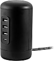 Philips 3 USB-A/1 USB-C/2-Outlet Desktop Charging Station, 5', Black 1 thumbnail image