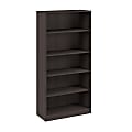 WorkPro® Motiva 72"H Tall 5-Shelf Bookcase, Storm Gray, Installation Included 1 thumbnail image
