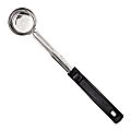 Vollrath Spoodle Perforated Portion Spoon With Antimicrobial Protection, 1 Oz, Black
