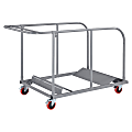 Lorell® Table Cart, For Plastic Round Folding Tables, Charcoal 1 thumbnail image