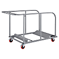 Lorell® Table Cart, For Plastic Round Folding Tables, Charcoal
