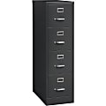 Lorell® Fortress 26-1/2"D Vertical 4-Drawer File Cabinet, Charcoal 1 thumbnail image