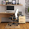 Floortex® Valuemat® Vinyl Rectangular Chair Mat For Hard Floors , 36" x 48" , Clear 1 thumbnail image