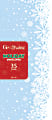 Geo Studios #10 Holiday-Themed Envelopes, Gummed Seal, Blue Flakes, Pack Of 35 Envelopes