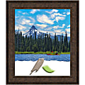 Amanti Art Picture Frame, 26" x 30", Matted For 20" x 24", Ridge Bronze