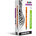 Zebra® Pen Cadoozles Starters Mechanical Pencils, 2.0mm, #2 Lead, Orange Barrel, Pack Of 12 Pencils