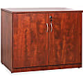 Lorell® Essentials 36"W Storage Cabinet, Cherry