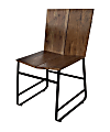 Coast to Coast Santiago Dining Chairs, Frisco Natural Brown/Black, Set Of 2 Chairs
