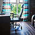 Floortex® Valuemat® Plus Polycarbonate Rectangular Chair Mat For Hard Floors , 30" x 48", Clear 1 thumbnail image