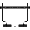 Sanus SASB1-B1 - Mounting kit (horizontal bracket, 2 arms, bottom bracket) - for sound bar - universal, depth adjustable - black - screen size: 32"-90" - VESA bracket mounting 1 thumbnail image