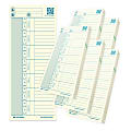 Acroprint FTC1250 Time Cards, Set Of 250 Cards