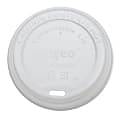 Karat Earth Dome Sipper Lids, White, Case Of 1,000 Lids