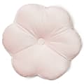 Dormify Masie Velvet Flower Shaped Pillow, Blush