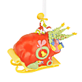 Hallmark Resin Christmas Ornament, 3-3/4” x 3-1/4” x 1-3/4”, Dr. Seuss's How the Grinch Stole Christmas! Grinch on Sleigh 1 thumbnail image