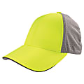 Ergodyne GloWear 8931 Hi-Vis Reflective Stretch Fit Hat, Blank, L/XL, Lime