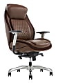 Shaquille O'Neal™ Zethus Ergonomic Bonded Leather High-Back Executive Chair, Brown