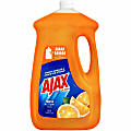 AJAX Triple Action Dish Soap - 90 fl oz (2.8 quart) - Orange Scent - Pleasant Scent, Phosphate-free, Kosher-free - Orange - 4 / Carton 1 thumbnail image