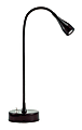 Adesso® Seek LED Desk Lamp, 17", Black