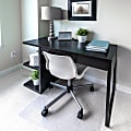 Floortex®  Valuemat® Plus Polycarbonate Rectangular Chair Mat For Low Pile Carpets , 30" x 48", Clear