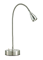 Adesso® Seek LED Desk Lamp, 17", Silver