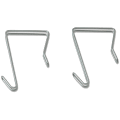 Lorell® Single Hook For Industrial Wire Shelving, Silver, Set Of 2