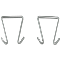 Lorell® Double-Sided Hook For Industrial Wire Shelving, Silver, Set Of 2