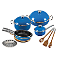 Vita® 13-Piece Steel Nonstick Cookware Set, Blue 1 thumbnail image