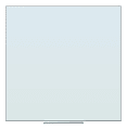 U Brands® Frameless Floating Non-Magnetic Glass Dry-Erase Board, 36" X 36", Frosted White (Actual Size 35" x 35")