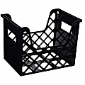 Universal Desktop File Organizer - 9.6" Height x 13.2" Width x 8.5" Depth - Sturdy, Handle - Black - Plastic - 1 Each 1 thumbnail image