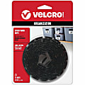 VELCRO® Brand Sticky-Back Fasteners, Removable Adhesive, 0.63" dia, Black, 75/Pack 1 thumbnail image