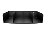 Control Group Form Separator, 4 Compartments, Black