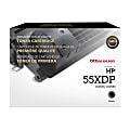 Office Depot® Brand Remanufactured Black Toner Cartridge Replacement for HP 55X, OD55XX2