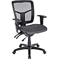 Lorell® Ergonomic Mesh Mid-Back Chair, Black