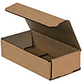 Partners Brand Corrugated Mailers, 8" x 4" x 2", Kraft, Pack Of 50