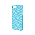 iLuv® Diamond Cut Hardshell Case For iPhone® 5, Blue Festival