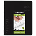 2025 AT-A-GLANCE® Contemporary Monthly Planner, 7" x 8-3/4", Black, January To December, 70120X05