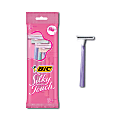 BIC® Silky Touch® Women's Disposable Razor, 2 Blades, Assorted Colors, 10/Pack 1 thumbnail image