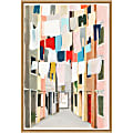 Amanti Art Laundry Day I by Grace Popp Framed Canvas Wall Art Print, 16" x 23", Maple