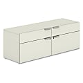 HON® Voi Low Credenza, Silver Mesh 1 thumbnail image