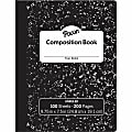 Pacon® Composition Books, Unruled, 100 Sheets, Black Marble, Pack Of 24