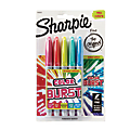 Sharpie® Color Burst Permanent Markers, Fine Point, Assorted Colors, Pack Of 5