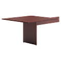 basyx by HON® BL Series Rectangle-Shaped Table End For Conference Table, Mahogany