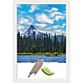 Amanti Art Picture Frame, 27" x 39", Matted For 24" x 36", Vanity White Narrow 1 thumbnail image