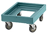 Cambro Camdolly Milk Crate Dolly, 9" x 20-3/4", Blue