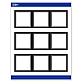 Avery® Print-To-The-Edge Cards With Sure Feed®, S00-DM7-PRMWC10, 2-1/2" x 2-1/2", Matte White, Preprinted Double Black Border Design, Pack Of 90 1 thumbnail image