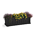 Mayne Cape Cod Window Box Planter, 3', Black 1 thumbnail image