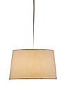 Adesso® Harvest Pendant Ceiling Lamp, Tapered Drum, Cream